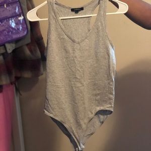 Gray Body Suit